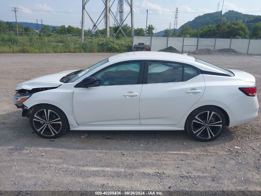 2021 Nissan Sentra Sr Xtronic Cvt VIN: 3N1AB8DV7MY259490 Lot: 40205436