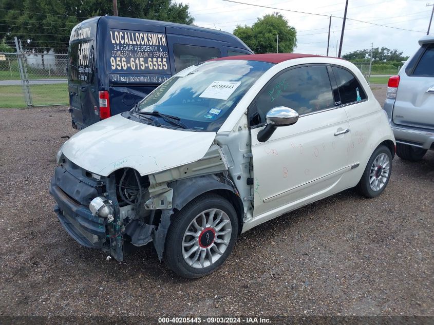 2012 Fiat 500C Lounge VIN: 3C3CFFER3CT206141 Lot: 40205443