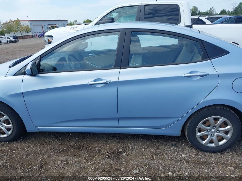 2014 Hyundai Accent Gls VIN: KMHCT4AE7EU693943 Lot: 40205525