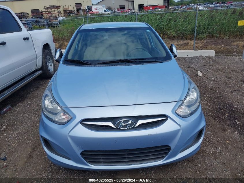 2014 Hyundai Accent Gls VIN: KMHCT4AE7EU693943 Lot: 40205525