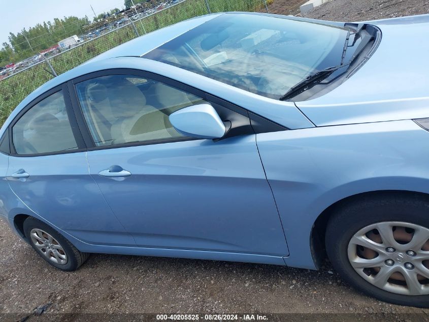 2014 Hyundai Accent Gls VIN: KMHCT4AE7EU693943 Lot: 40205525