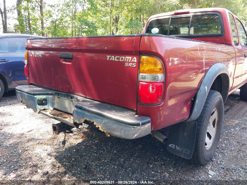 2002 Toyota Tacoma VIN: 5TEWM72N82Z121457 Lot: 40205531