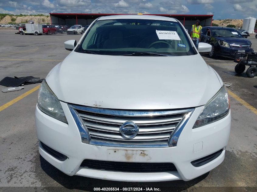 2014 Nissan Sentra S VIN: 3N1AB7AP8EL631742 Lot: 40205534