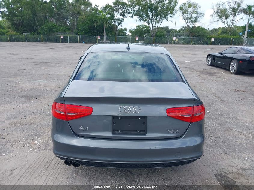 2016 Audi A4 2.0T Premium VIN: WAUFFAFL3GN000844 Lot: 40205557