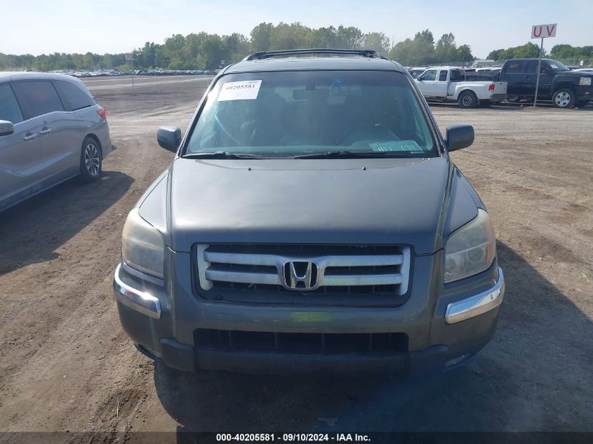 2008 Honda Pilot Ex-L VIN: 5FNYF18558B016439 Lot: 40205581