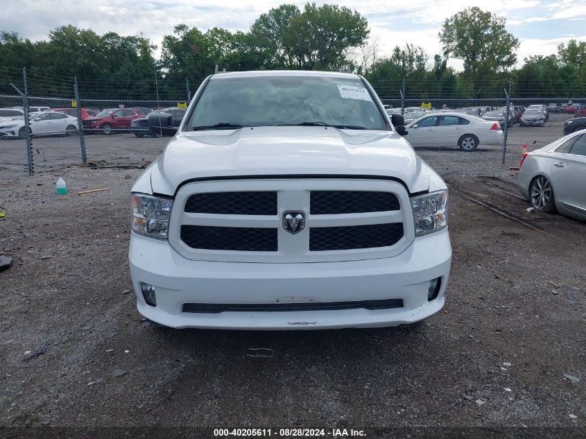 2017 Ram 1500 Express Quad Cab 4X4 6'4 Box VIN: 1C6RR7FT1HS760582 Lot: 40205611