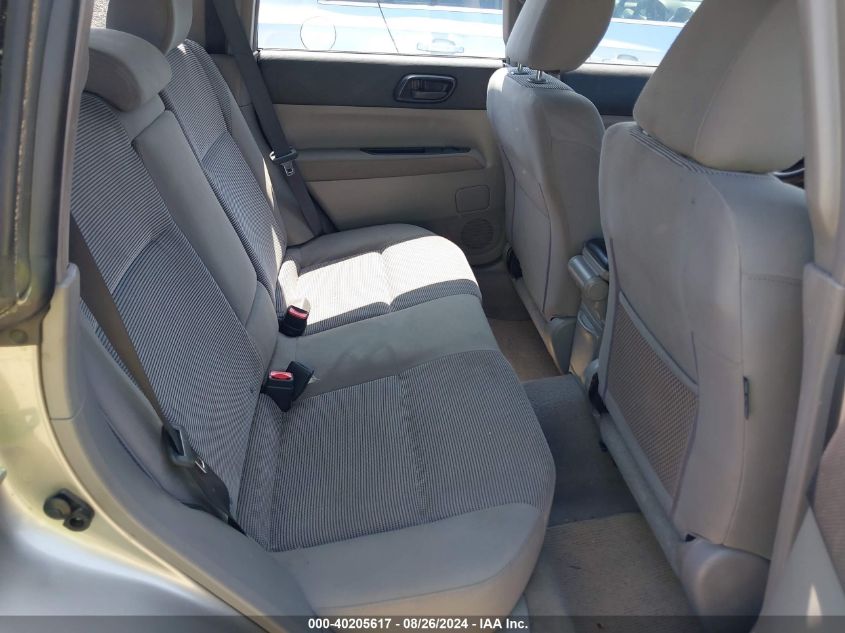 2006 Subaru Forester 2.5X VIN: JF1SG63666H739719 Lot: 40205617