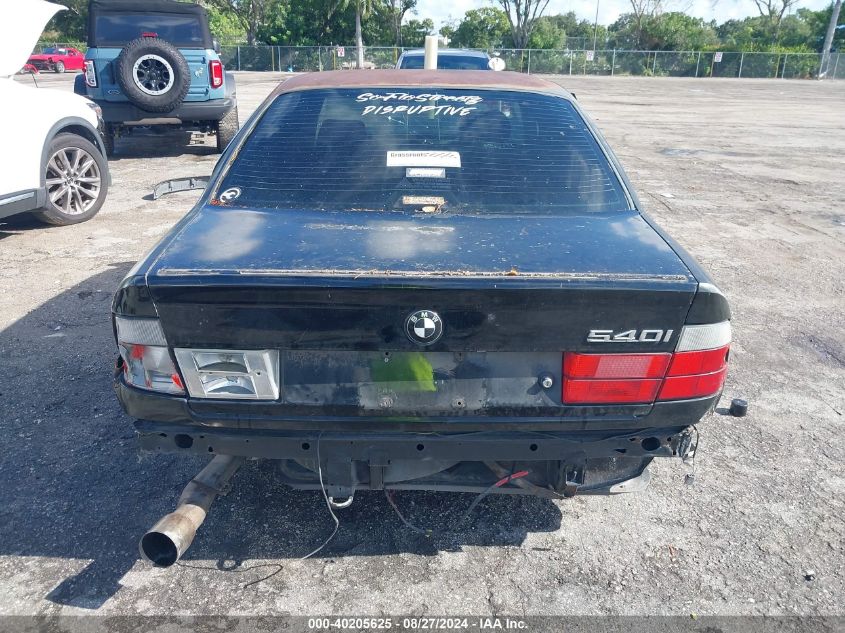 1995 BMW 540 I VIN: WBAHE5321SGA65044 Lot: 40205625