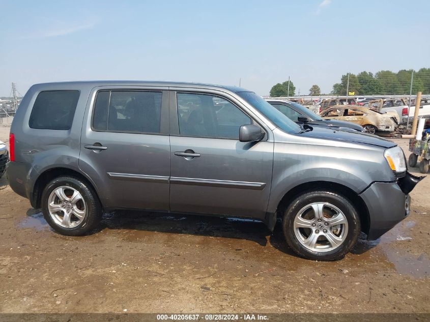 2012 Honda Pilot Ex-L VIN: 5FNYF3H50CB041432 Lot: 40205637