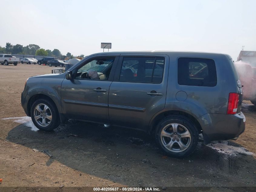 2012 Honda Pilot Ex-L VIN: 5FNYF3H50CB041432 Lot: 40205637