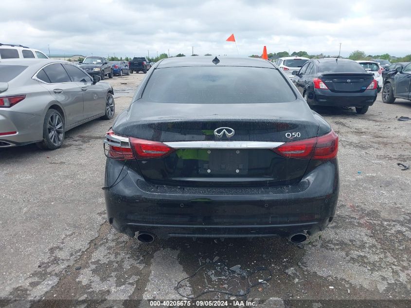 2020 Infiniti Q50 Luxe VIN: JN1EV7AP8LM204203 Lot: 40205675