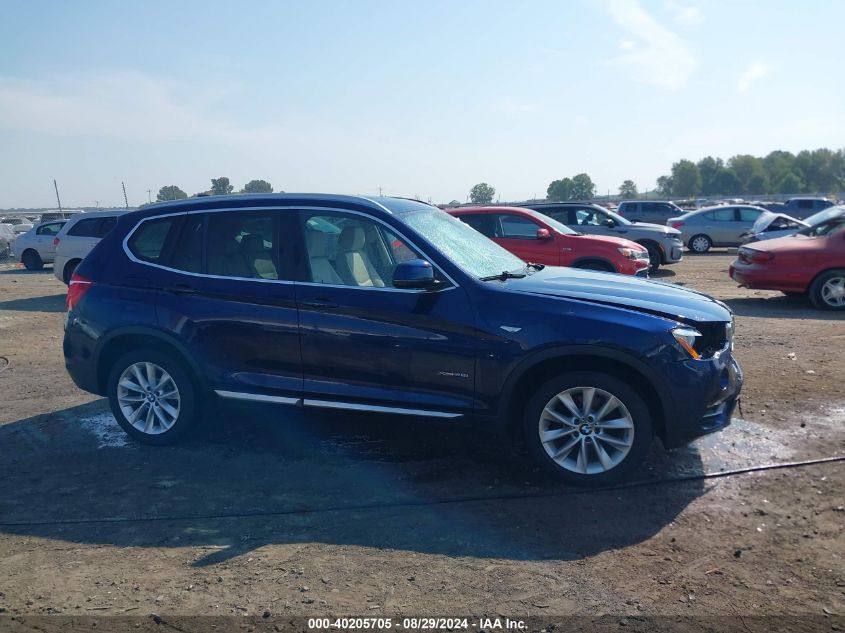 2017 BMW X3 XDRIVE28I - 5UXWX9C52H0D96639