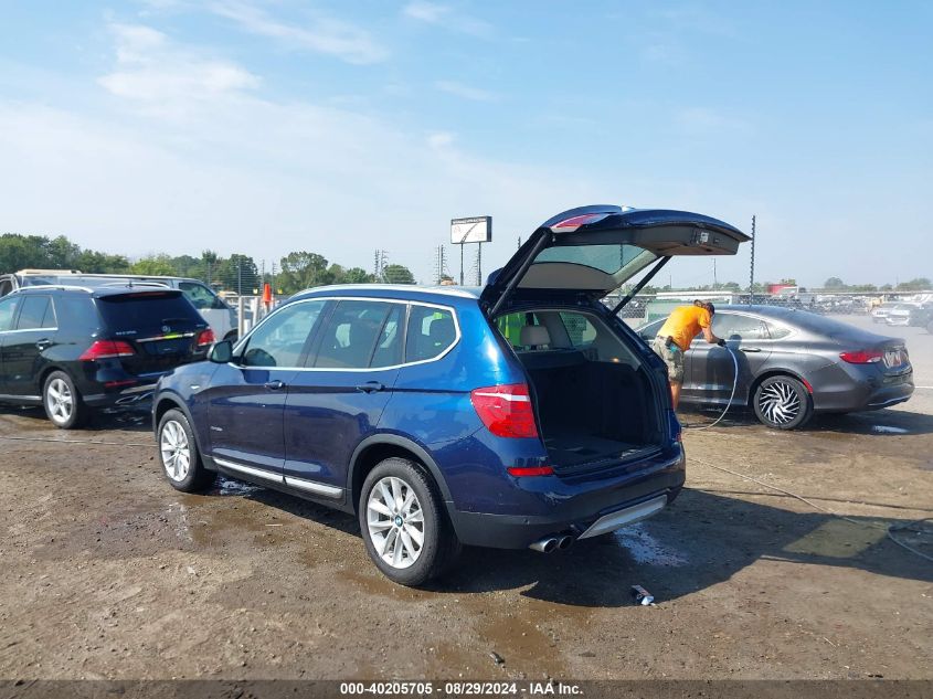 2017 BMW X3 XDRIVE28I - 5UXWX9C52H0D96639