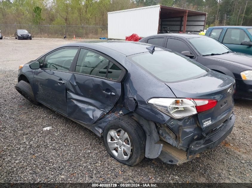 2016 Kia Forte Lx VIN: KNAFK4A67G5567119 Lot: 40205729