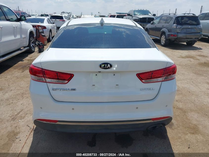 2018 Kia Optima Lx VIN: 5XXGT4L39JG208767 Lot: 40205733