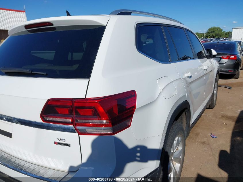 2018 Volkswagen Atlas 3.6L V6 Sel VIN: 1V2MR2CA3JC536009 Lot: 40205798