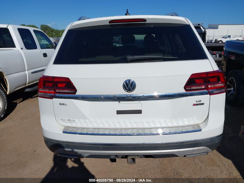 2018 Volkswagen Atlas 3.6L V6 Sel VIN: 1V2MR2CA3JC536009 Lot: 40205798