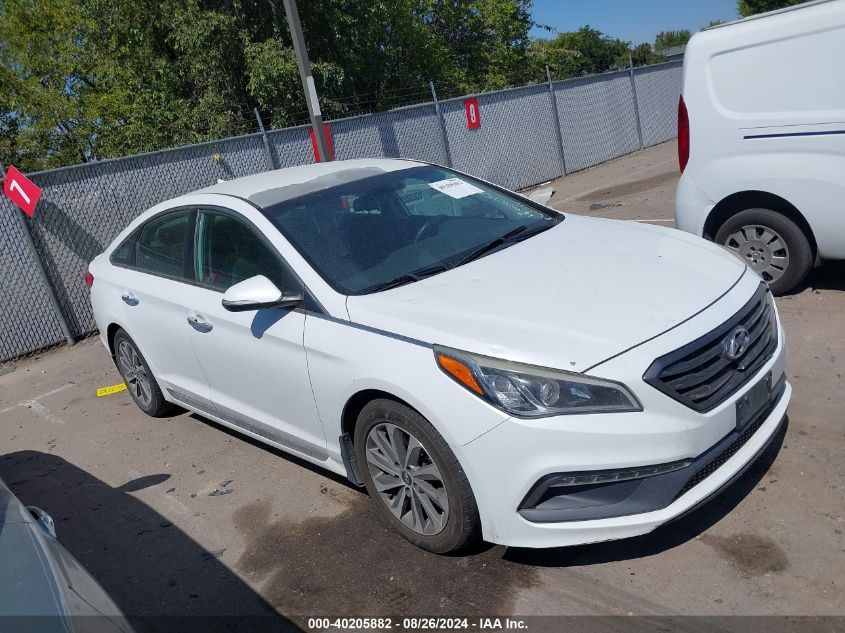 2016 Hyundai Sonata Sport VIN: 5NPE34AF5GH271110 Lot: 40205882