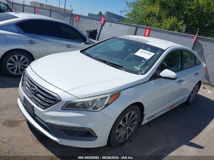 2016 Hyundai Sonata Sport VIN: 5NPE34AF5GH271110 Lot: 40205882