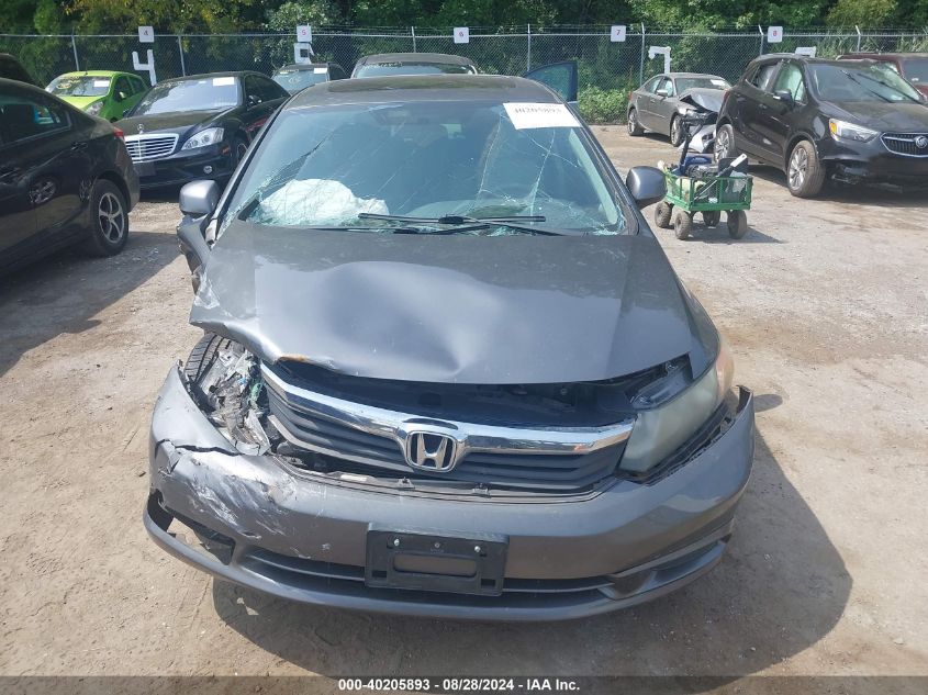 2012 Honda Civic Ex VIN: 19XFB2F83CE331955 Lot: 40205893