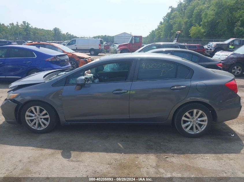 2012 Honda Civic Ex VIN: 19XFB2F83CE331955 Lot: 40205893