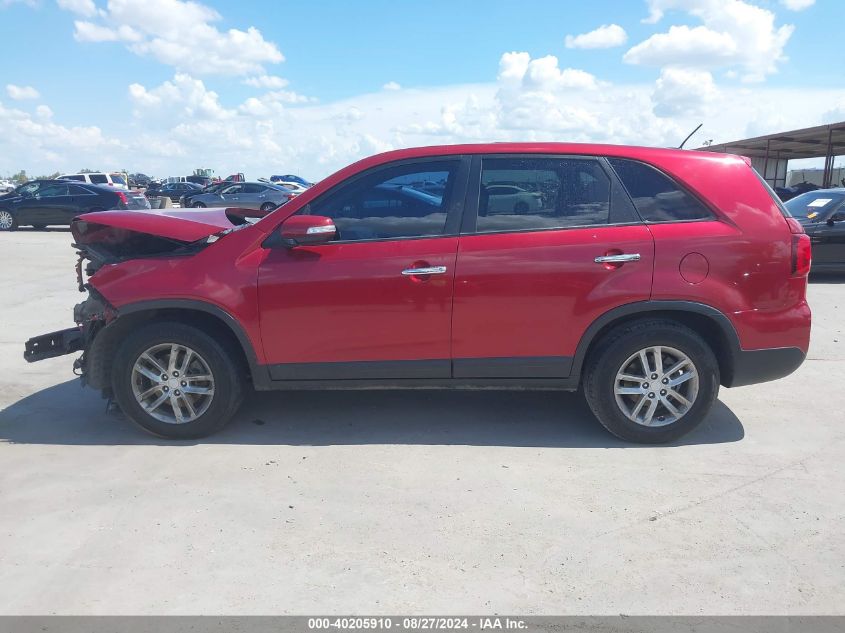 2014 Kia Sorento Lx VIN: 5XYKT4A69EG425227 Lot: 40205910