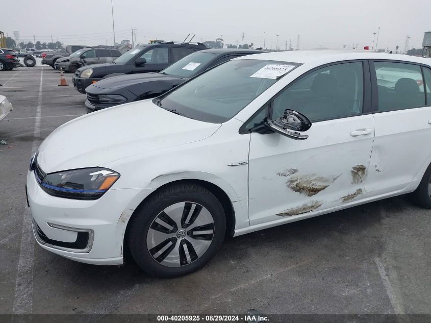 2015 Volkswagen E-Golf Sel Premium VIN: WVWPP7AU8FW911347 Lot: 40205925