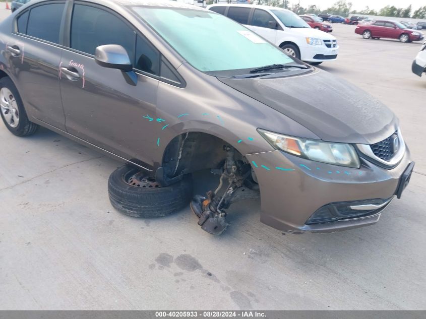 2013 Honda Civic Lx VIN: 19XFB2F57DE042519 Lot: 40205933