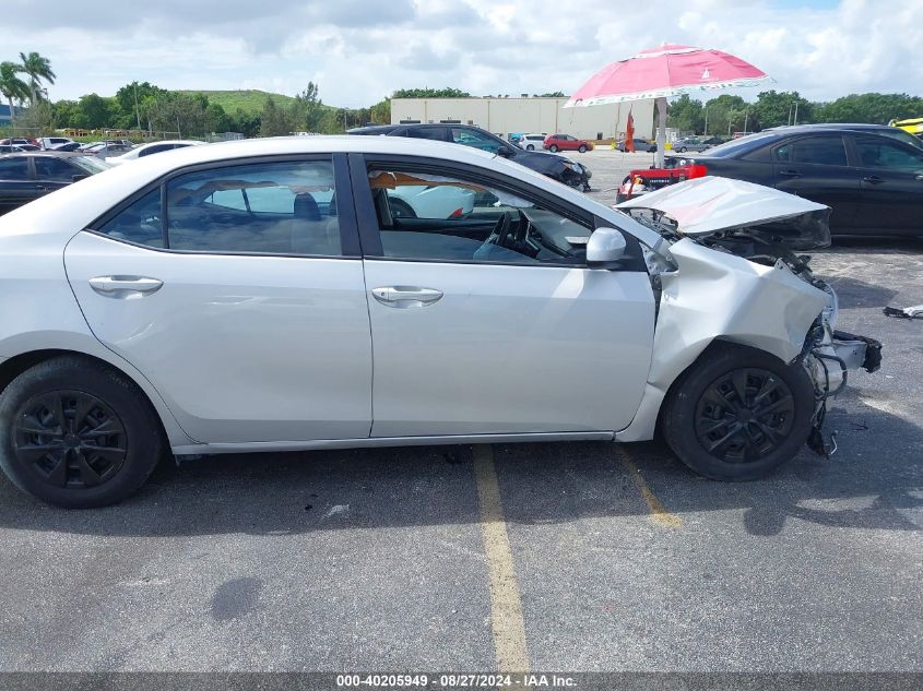 2019 Toyota Corolla L VIN: 2T1BURHE0KC183376 Lot: 40205949