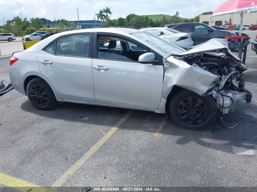 2019 Toyota Corolla L VIN: 2T1BURHE0KC183376 Lot: 40205949