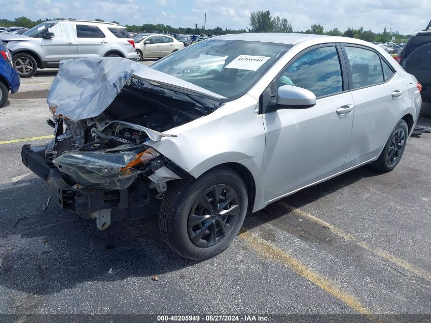 2019 Toyota Corolla L VIN: 2T1BURHE0KC183376 Lot: 40205949