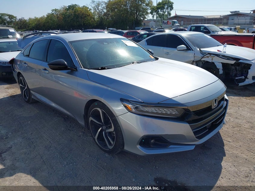 VIN 1HGCV1F40NA004387 2022 HONDA ACCORD SPORT SPECIAL EDITION