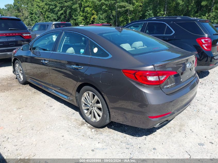 2017 HYUNDAI SONATA SPORT - 5NPE34AF3HH545695