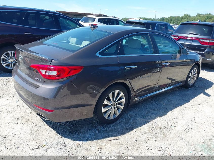 2017 HYUNDAI SONATA SPORT - 5NPE34AF3HH545695