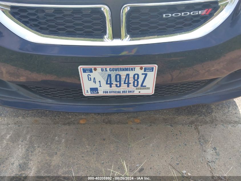 2015 Dodge Grand Caravan Se VIN: 2C4RDGBG7FR540667 Lot: 40205992