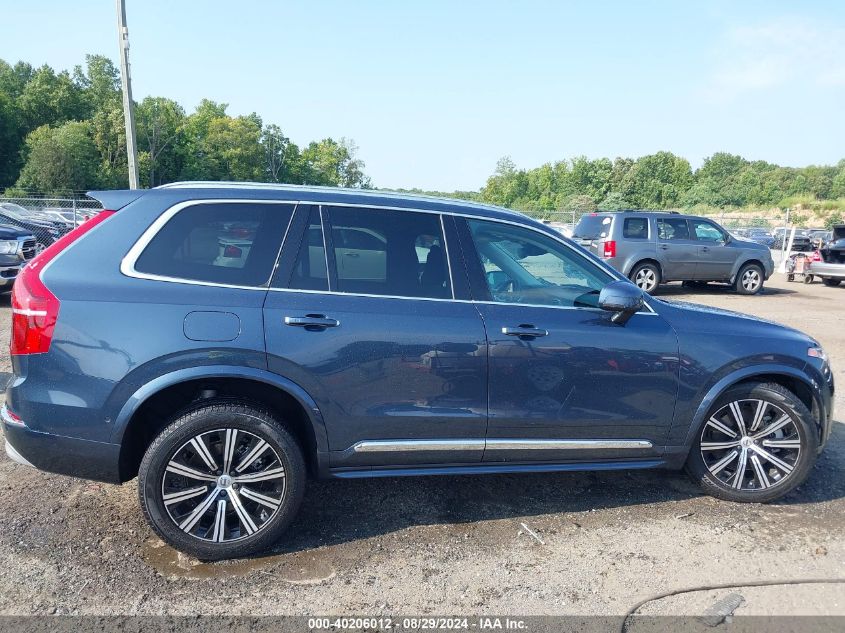 2022 Volvo Xc90 Recharge Plug-In Hybrid T8 Inscription 7 Passenger VIN: YV4BR0CLXN1816555 Lot: 40292006