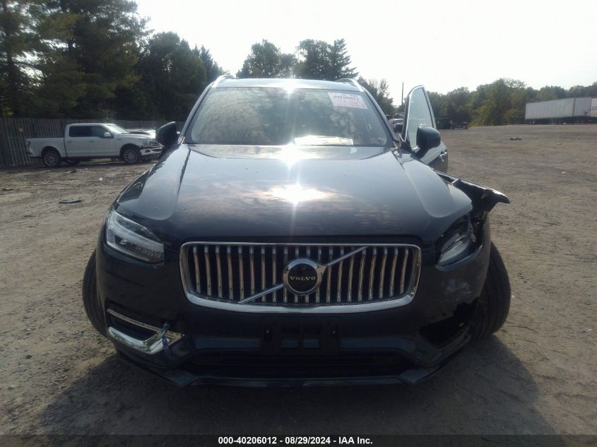 2022 Volvo Xc90 Recharge Plug-In Hybrid T8 Inscription 7 Passenger VIN: YV4BR0CLXN1816555 Lot: 40292006