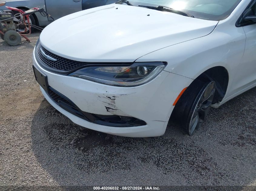 2015 Chrysler 200 S VIN: 1C3CCCDG6FN615861 Lot: 40206032