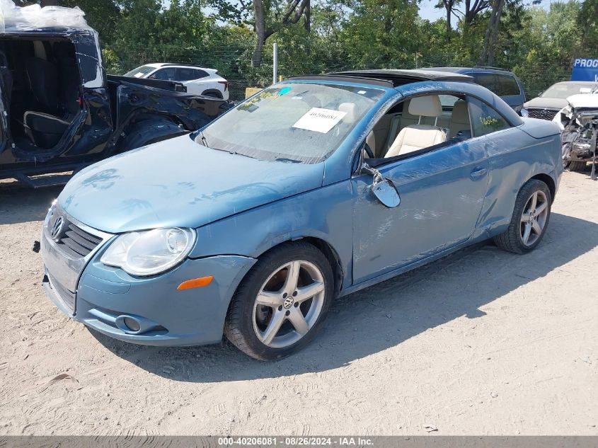 2007 Volkswagen Eos 2.0T VIN: WVWDA71F57V006822 Lot: 40206081