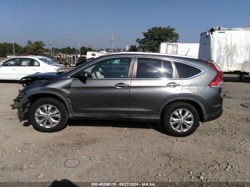 2014 Honda Cr-V Ex-L VIN: 5J6RM4H75EL093554 Lot: 40206110