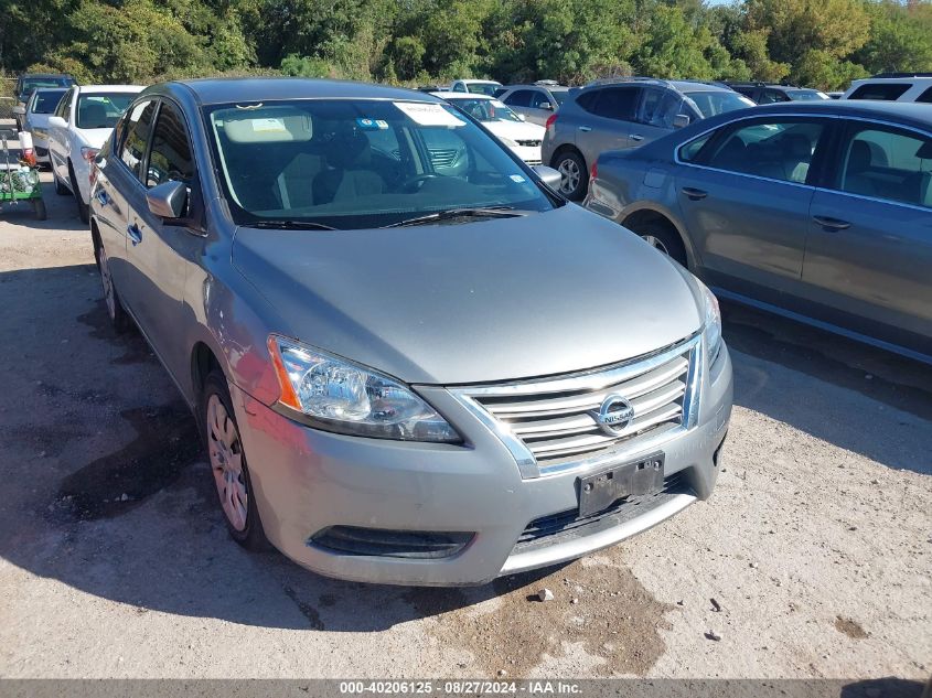 2014 Nissan Sentra Sv VIN: 3N1AB7AP4EY327634 Lot: 40206125