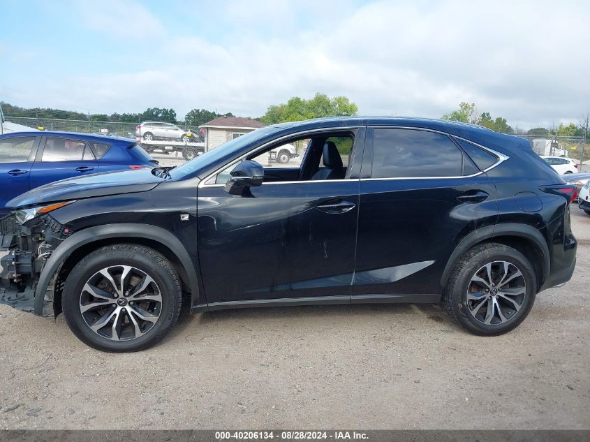 2015 Lexus Nx 200T F Sport VIN: JTJBARBZ3F2011073 Lot: 40206134