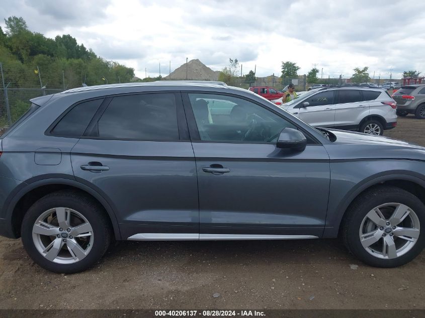 2018 Audi Q5 2.0T Premium/2.0T Tech Premium VIN: WA1ANAFY2J2021151 Lot: 40206137