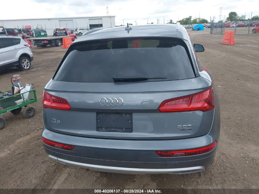 2018 Audi Q5 2.0T Premium/2.0T Tech Premium VIN: WA1ANAFY2J2021151 Lot: 40206137