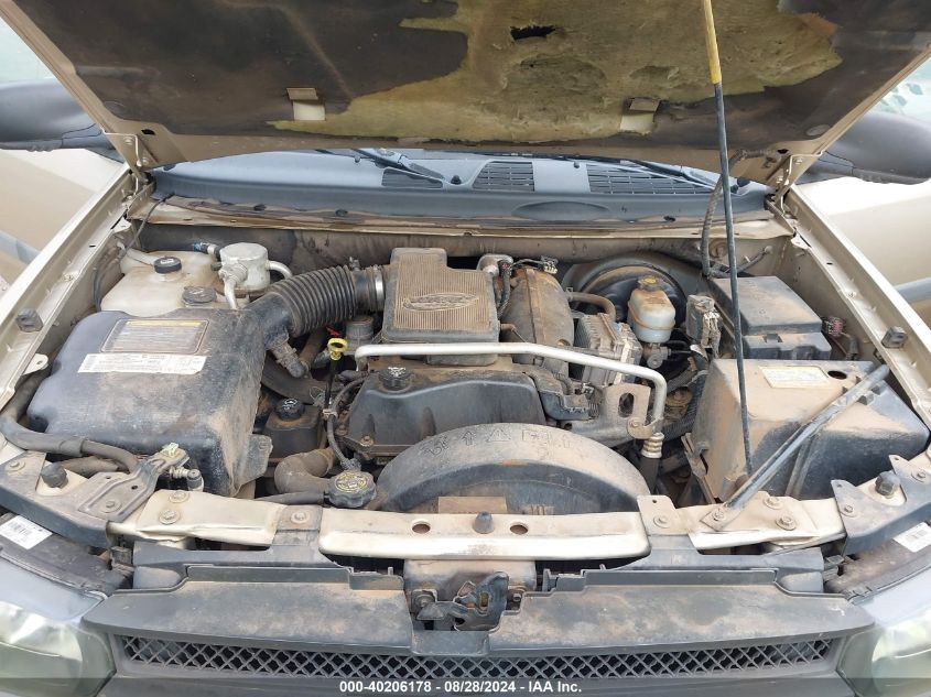 2004 Chevrolet Trailblazer Ls VIN: 1GNDT13S842222864 Lot: 40206178