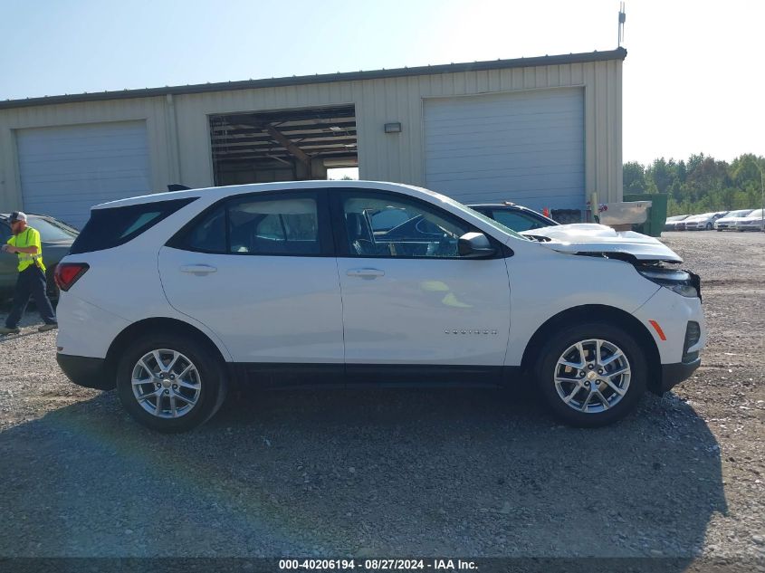 2024 Chevrolet Equinox Fwd Ls VIN: 3GNAXHEG1RL346344 Lot: 40206194