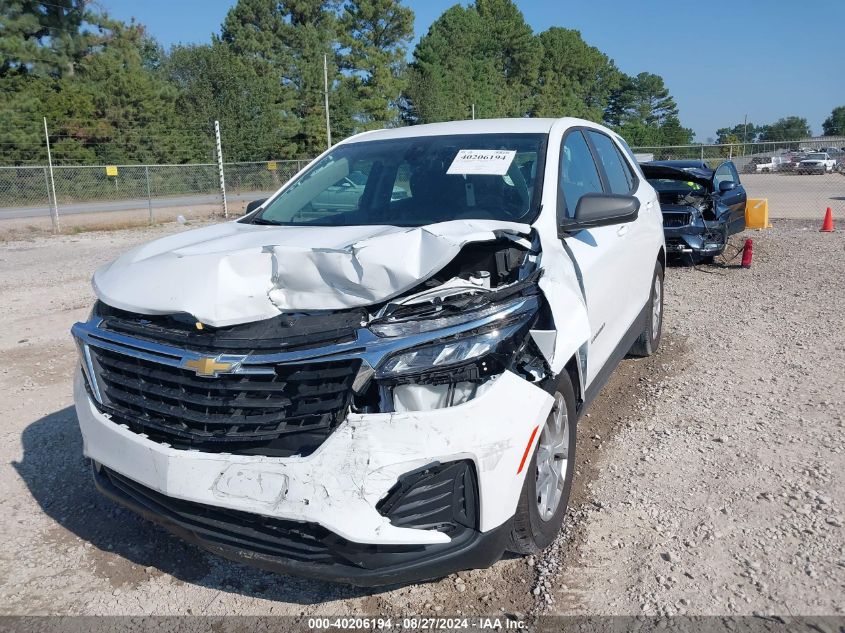 2024 Chevrolet Equinox Fwd Ls VIN: 3GNAXHEG1RL346344 Lot: 40206194