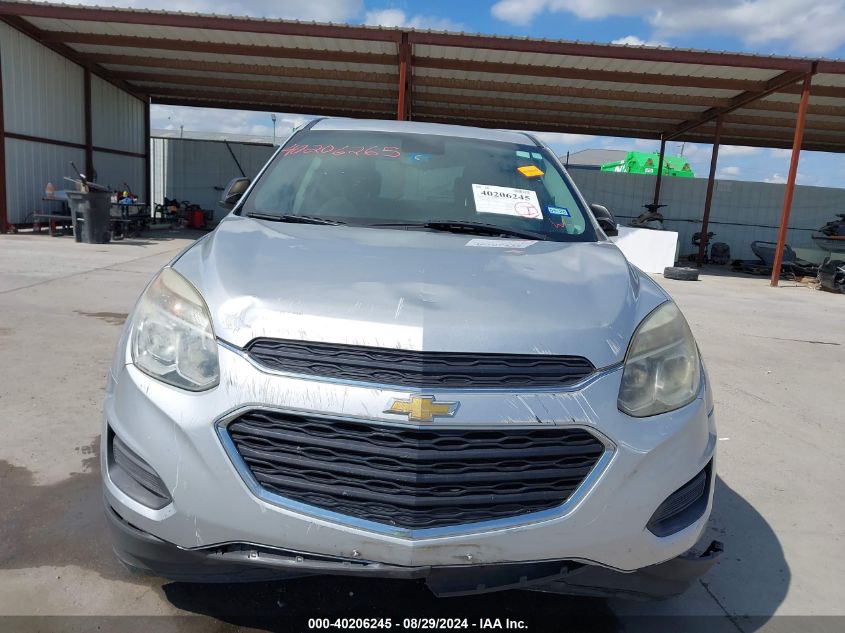 2016 Chevrolet Equinox Ls VIN: 2GNALBEK3G1137750 Lot: 40206245