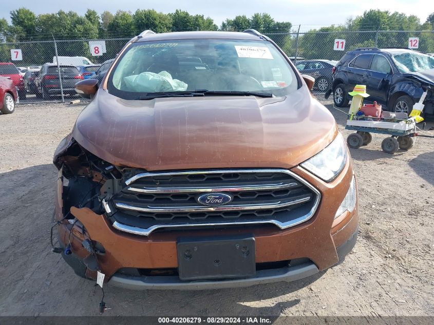 2019 Ford Ecosport Titanium VIN: MAJ6S3KL3KC289749 Lot: 40206279