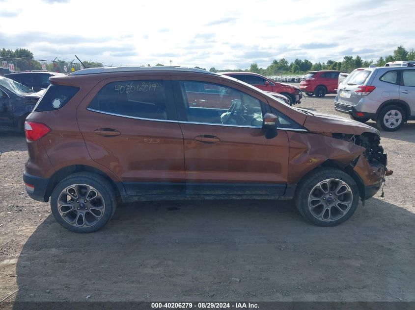 2019 Ford Ecosport Titanium VIN: MAJ6S3KL3KC289749 Lot: 40206279